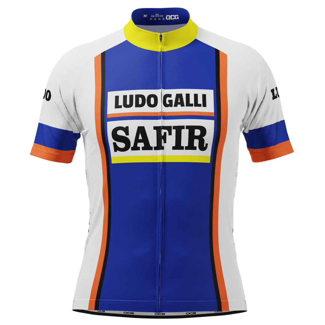 Men's Retro 1978 Ludo Safir  Short Sleeve Cycling Jersey