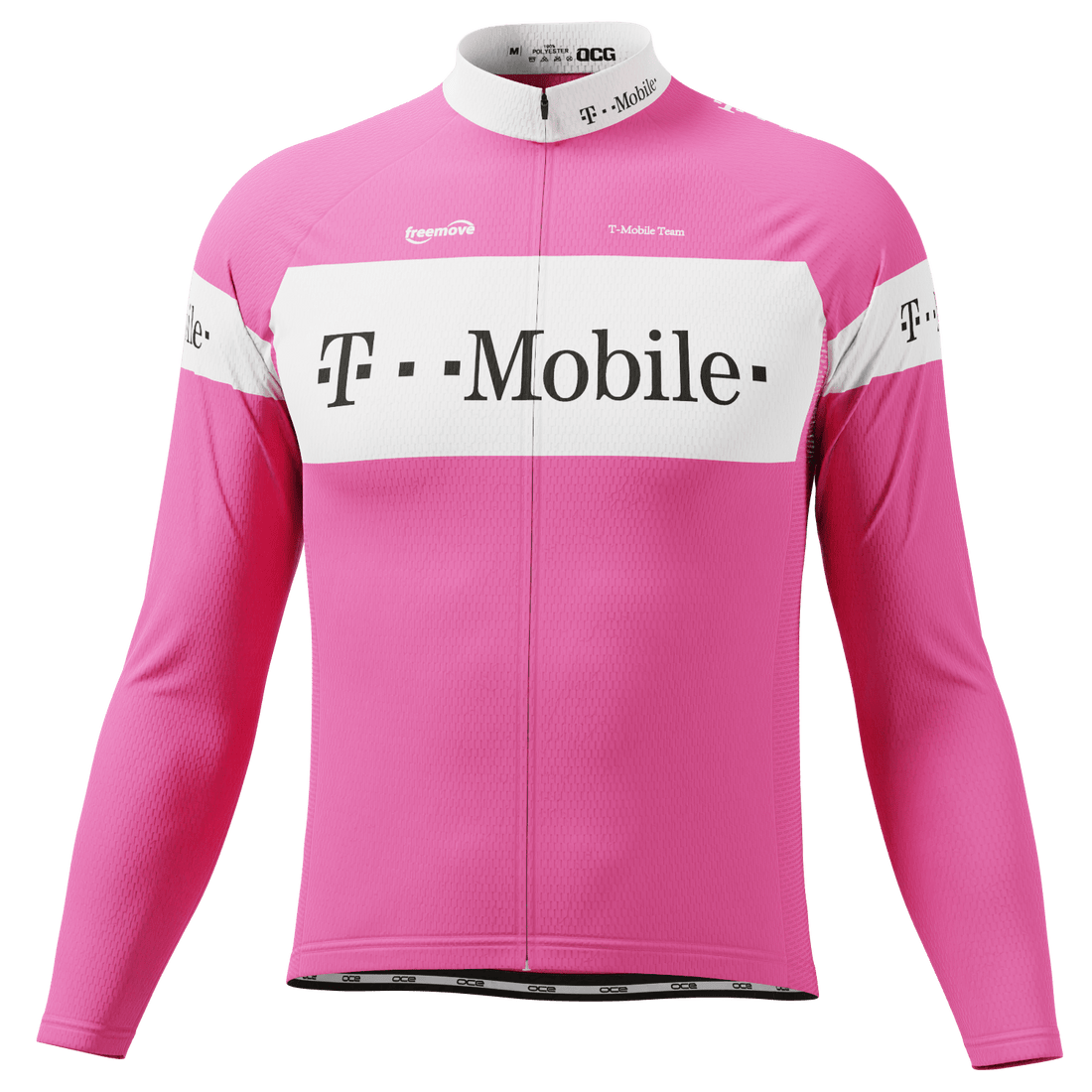 Men's Retro T-Mobile Long Sleeve Cycling Jersey