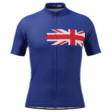 Men's UK Minimal Flag Short Sleeve Cycling Jersey
