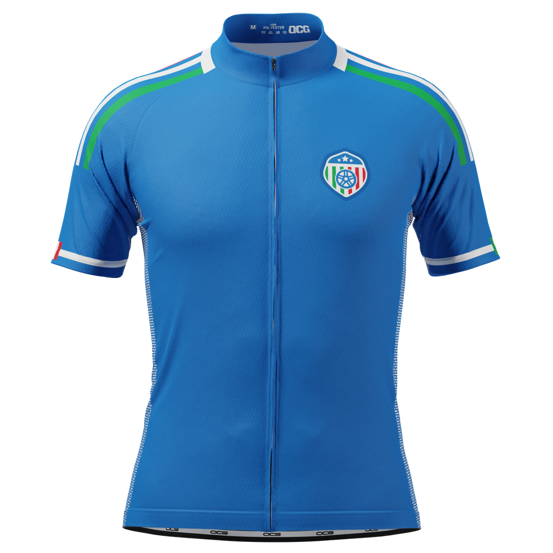 Men's Italy Soccer Short Sleeve Cycling Jersey