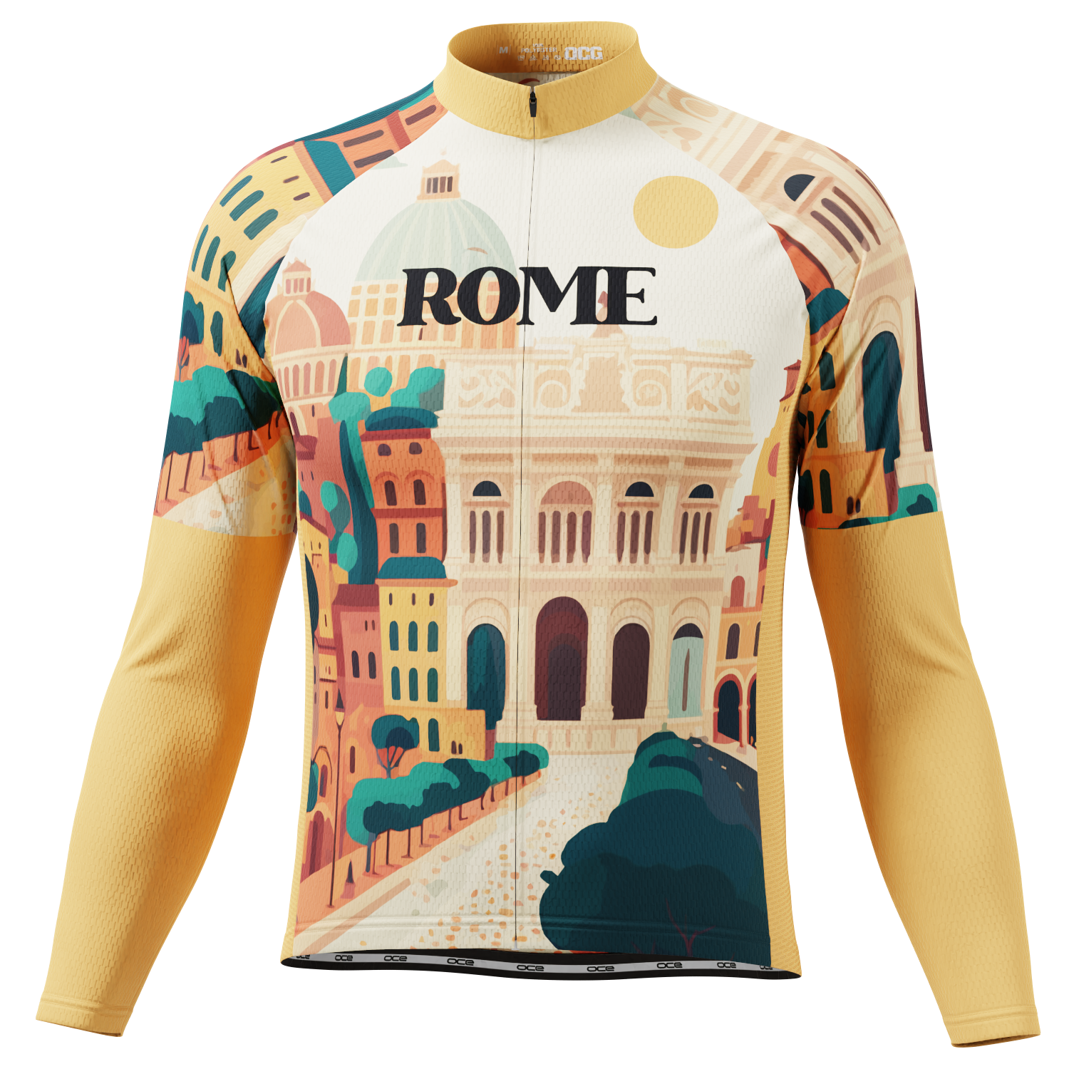 Men's Around The World - Rome Long Sleeve Cycling Jersey