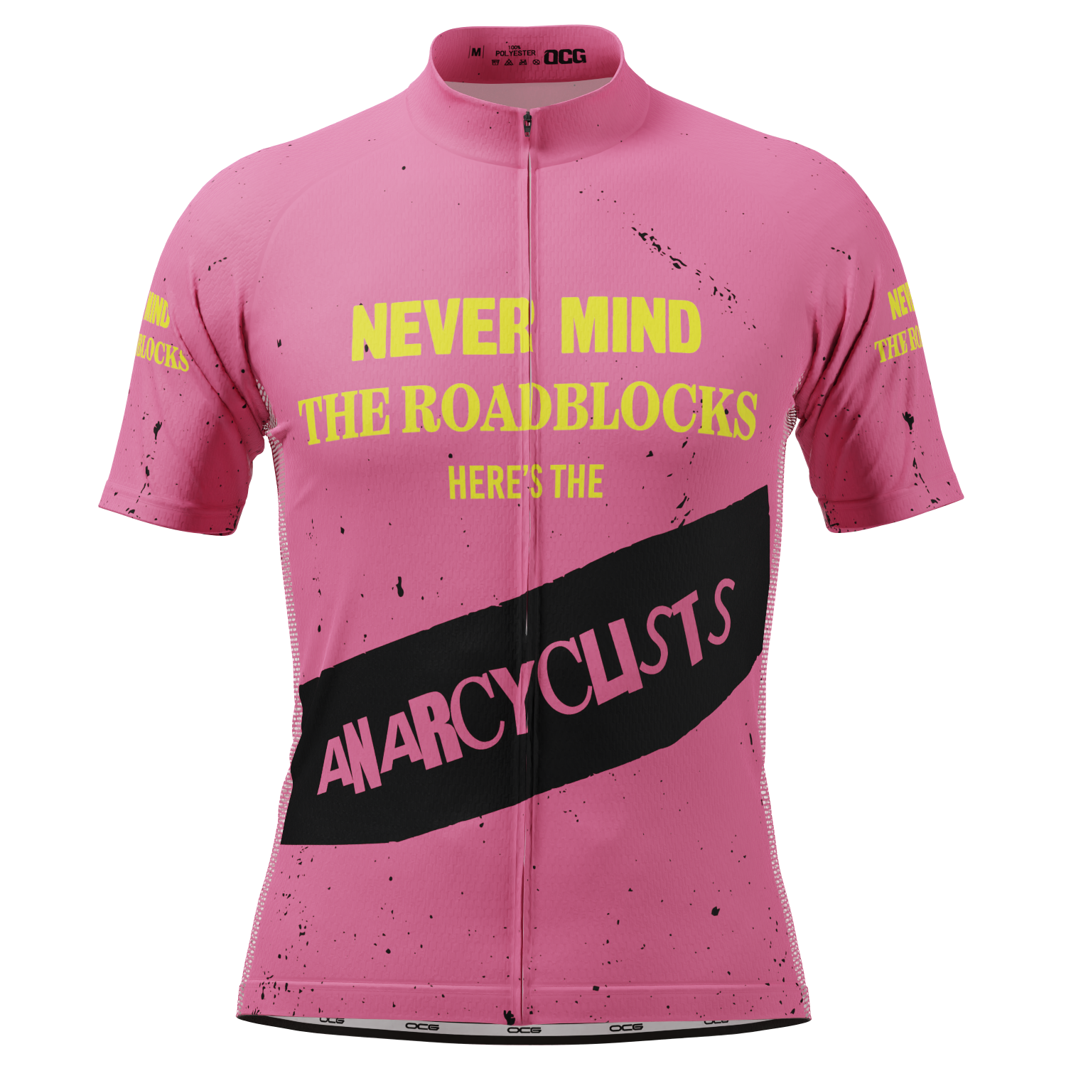 Men's Never Mind The Roadblocks Short Sleeve Cycling Jersey