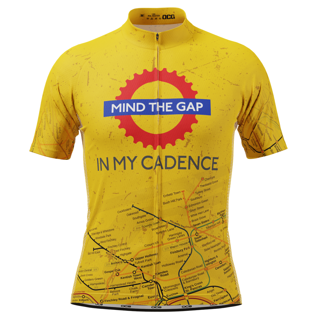 Men's Mind the Gap in My Cadence Short Sleeve Cycling Jersey