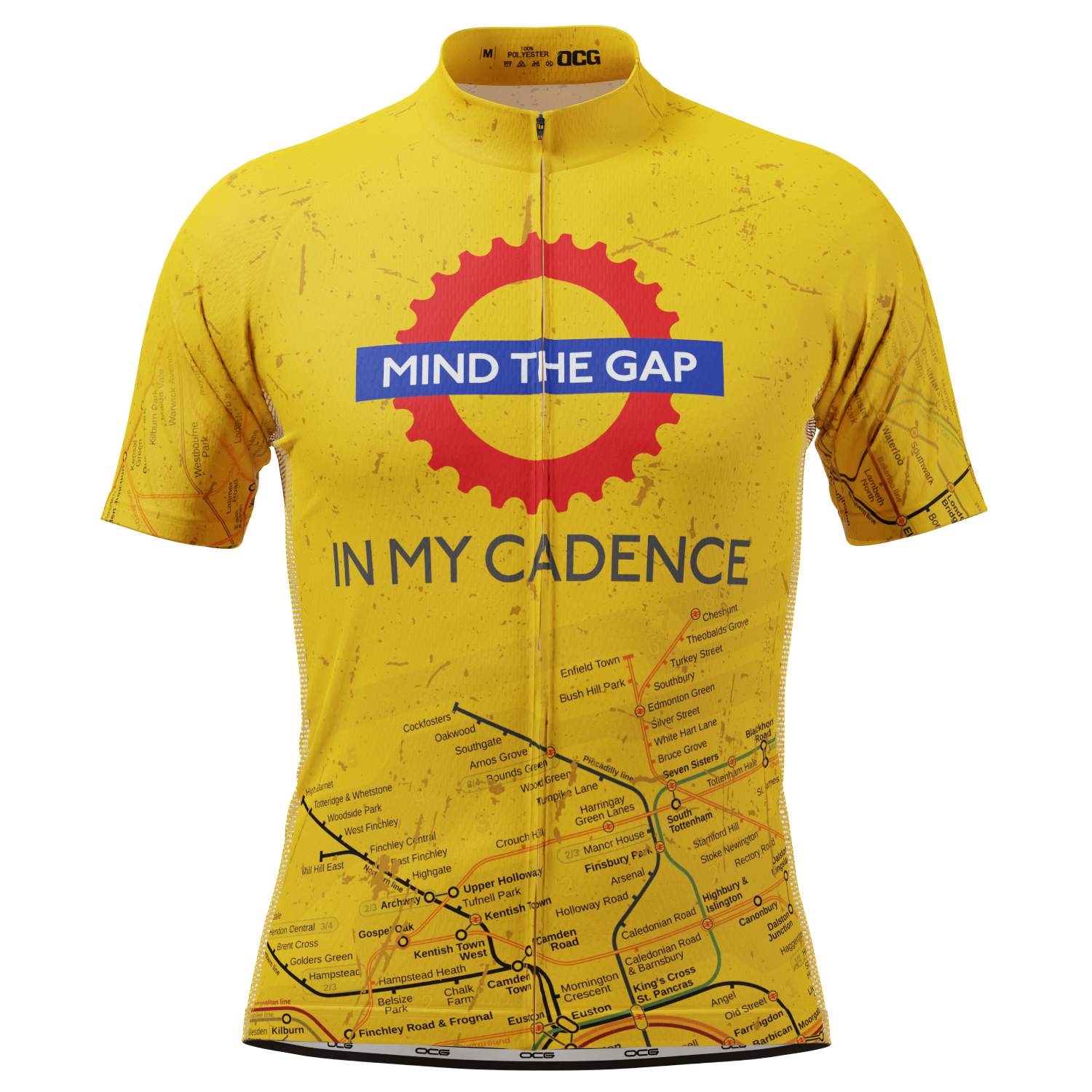 Men's Mind the Gap in My Cadence Short Sleeve Cycling Jersey