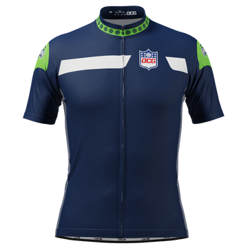 Men's Seattle Football Short Sleeve Cycling Jersey