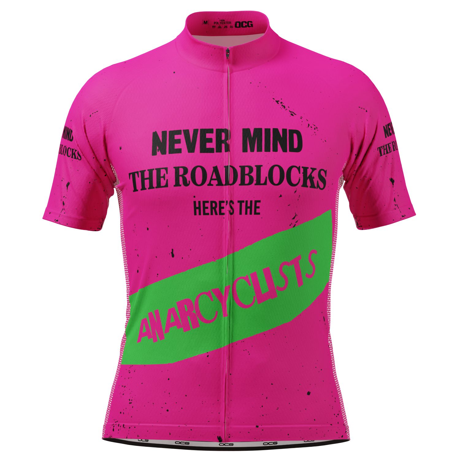 Men's Never Mind The Roadblocks Short Sleeve Cycling Jersey
