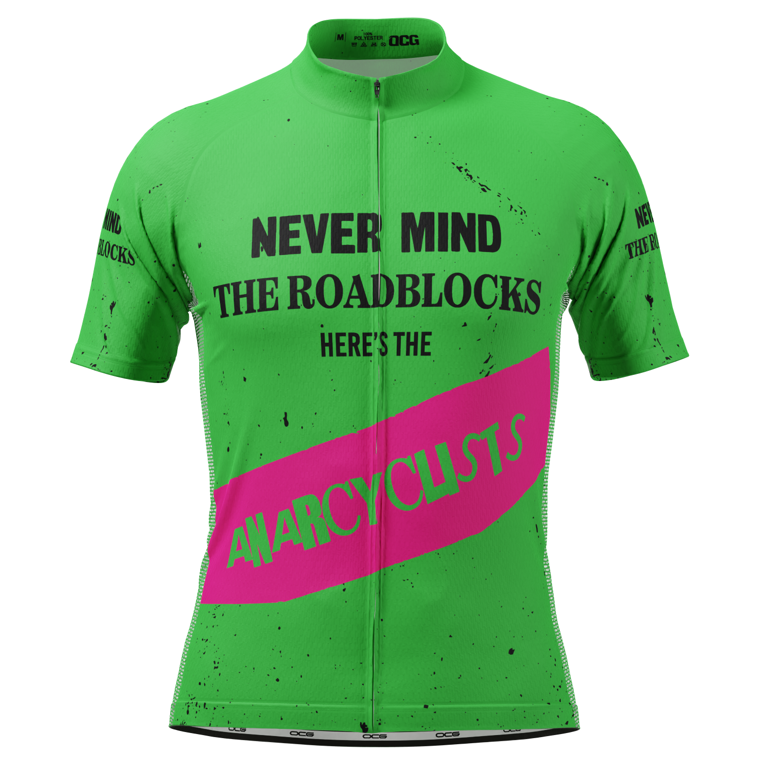 Men's Never Mind The Roadblocks Short Sleeve Cycling Jersey