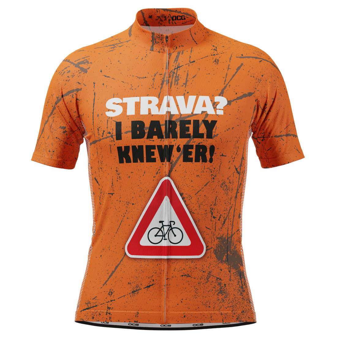 Men's Strava? I Barely Knew 'Er! Short Sleeve Cycling Jersey
