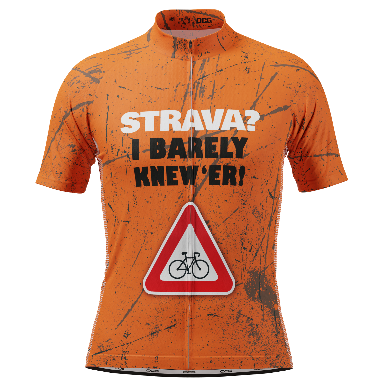 Men's Strava? I Barely Knew 'Er! Short Sleeve Cycling Jersey