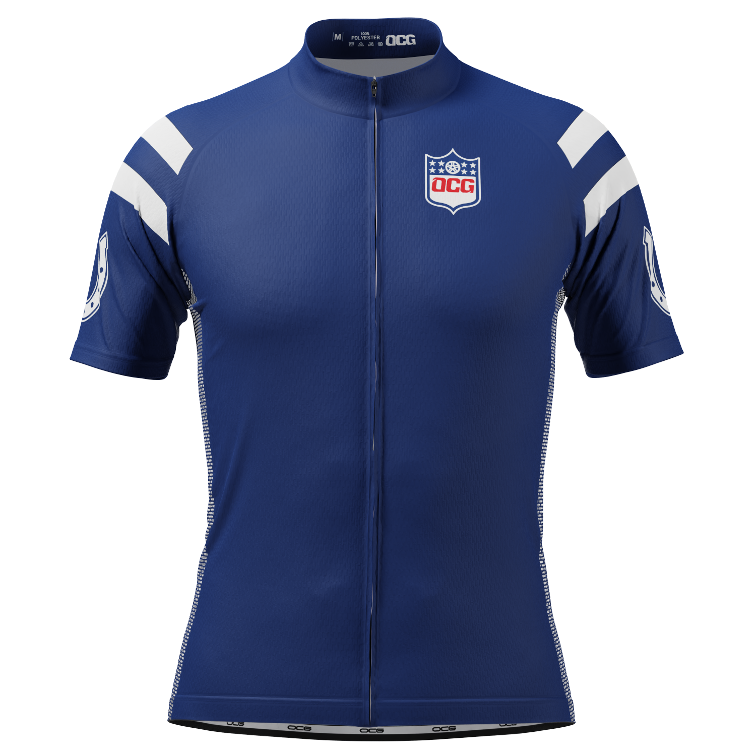 Men's Indianapolis Football Short Sleeve Cycling Jersey