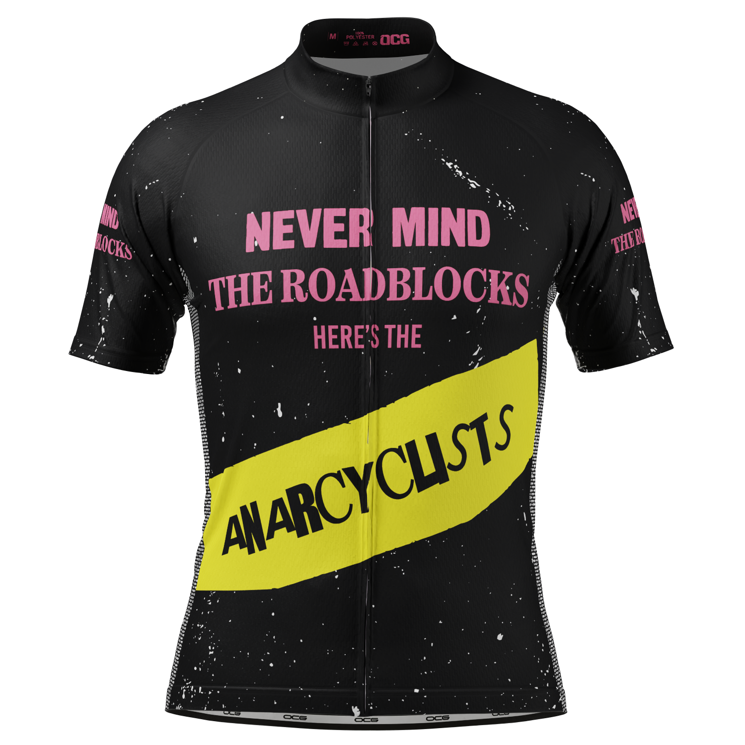 Men's Never Mind The Roadblocks Short Sleeve Cycling Jersey