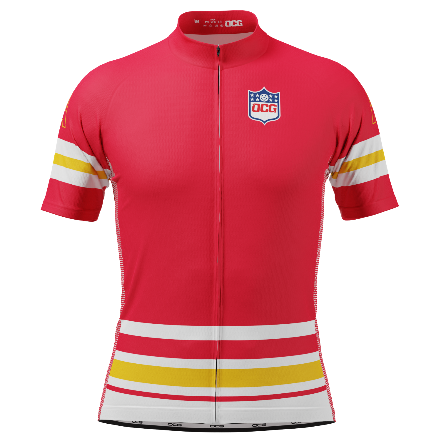 Men's Kansas Football Short Sleeve Cycling Jersey