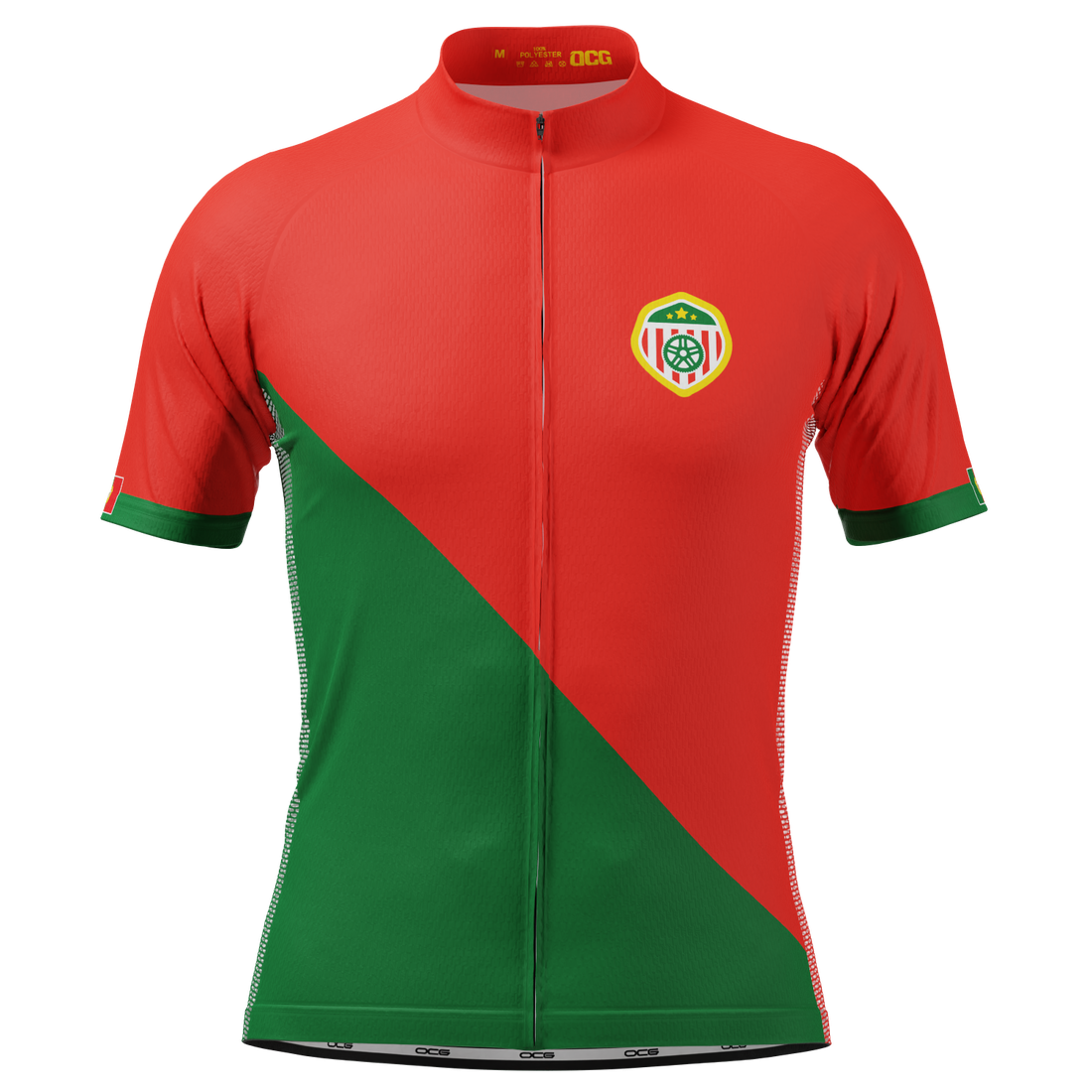 Men's Portugal Soccer Short Sleeve Cycling Jersey