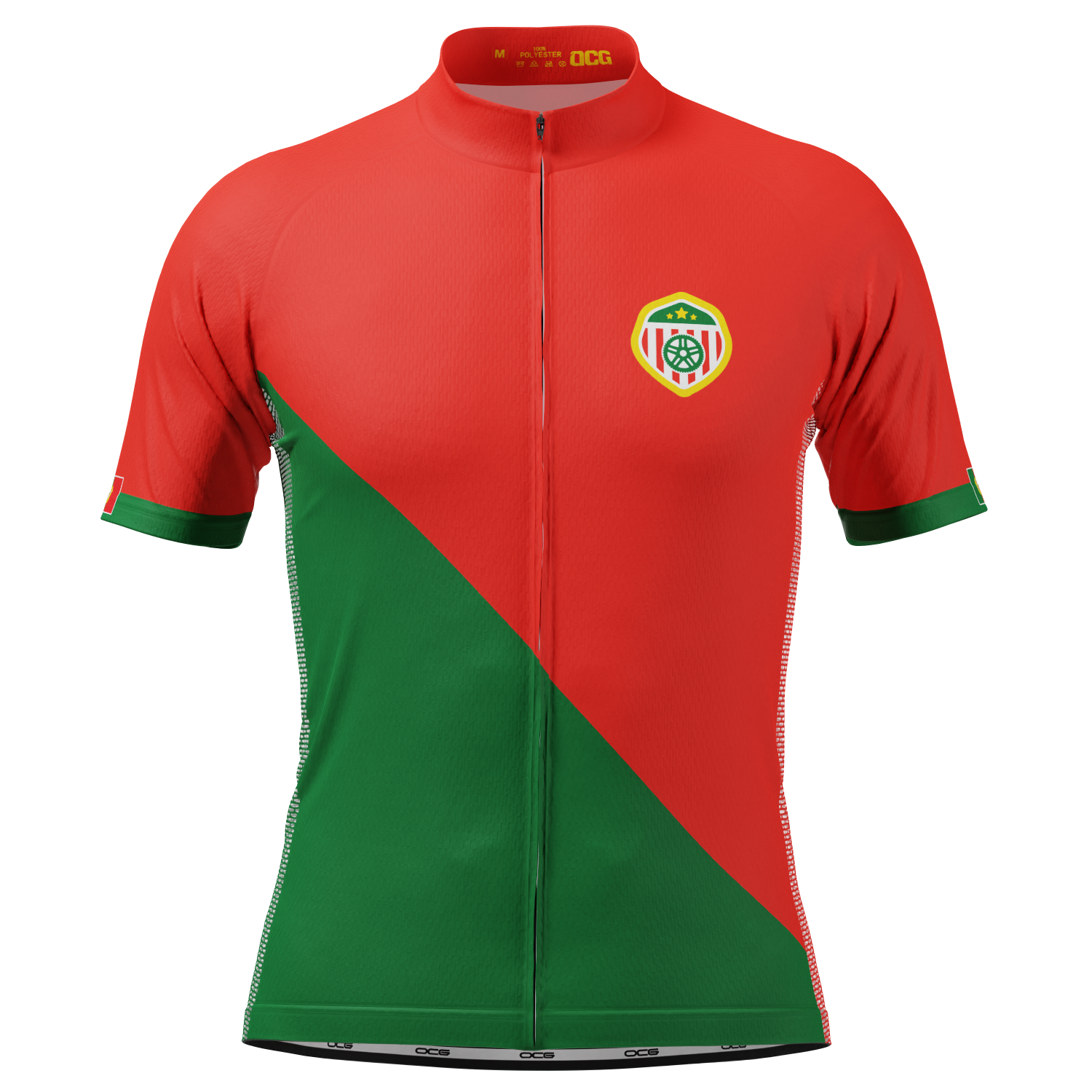 Men's Portugal Soccer Short Sleeve Cycling Jersey
