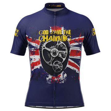 Men's God Save The Chainring Short Sleeve Cycling Jersey