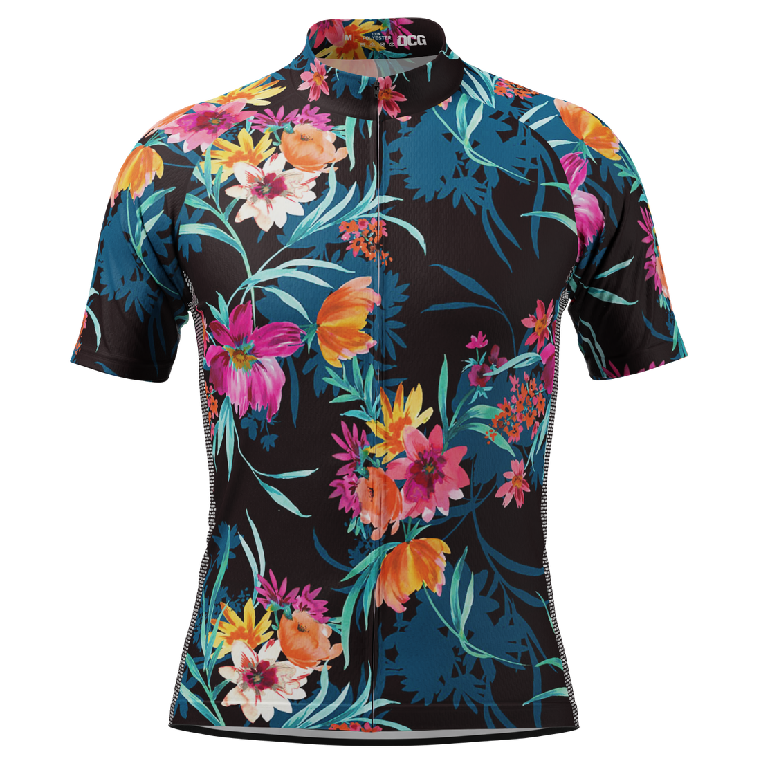 Men's Tropical Bloom Short Sleeve Cycling Jersey