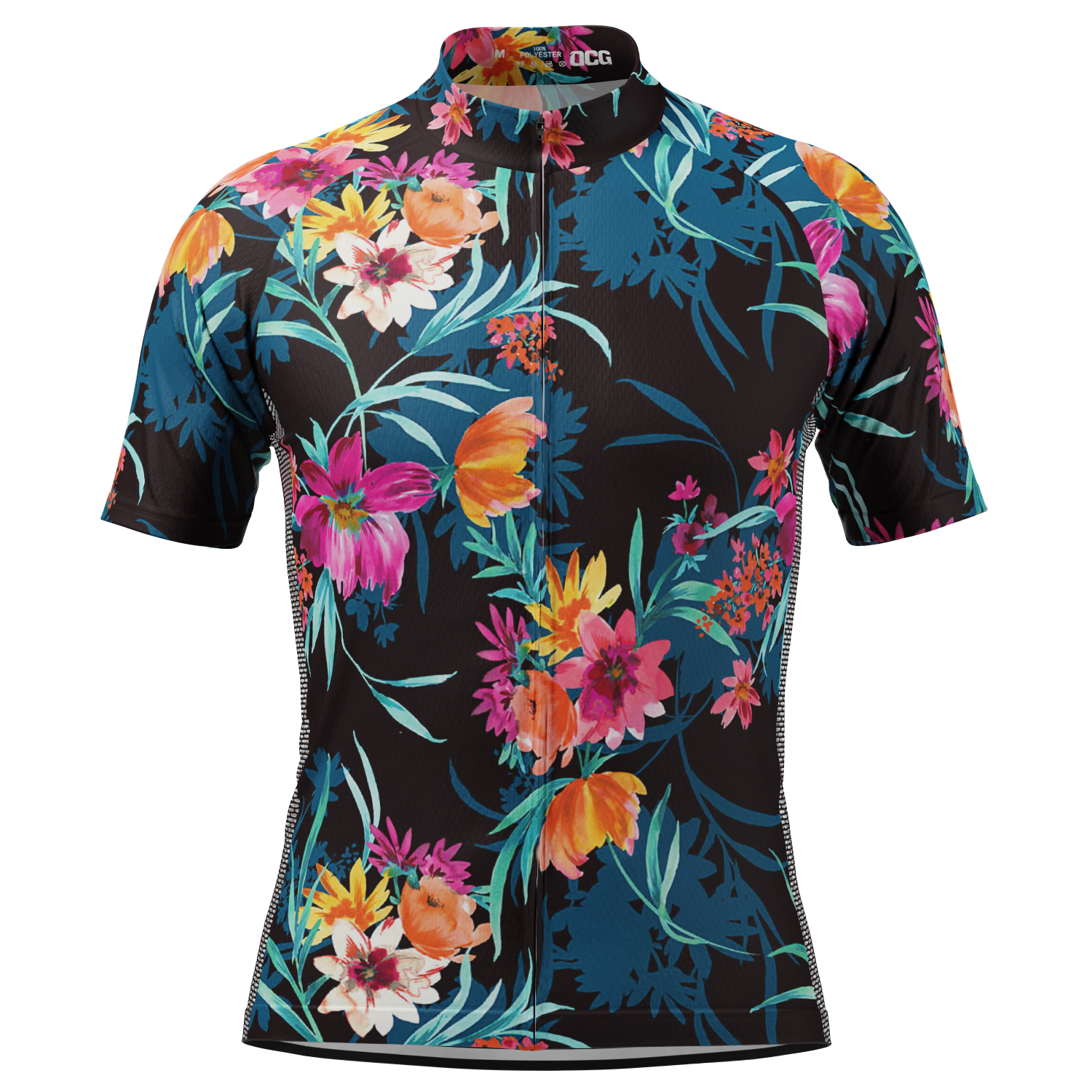 Men's Tropical Bloom Short Sleeve Cycling Jersey