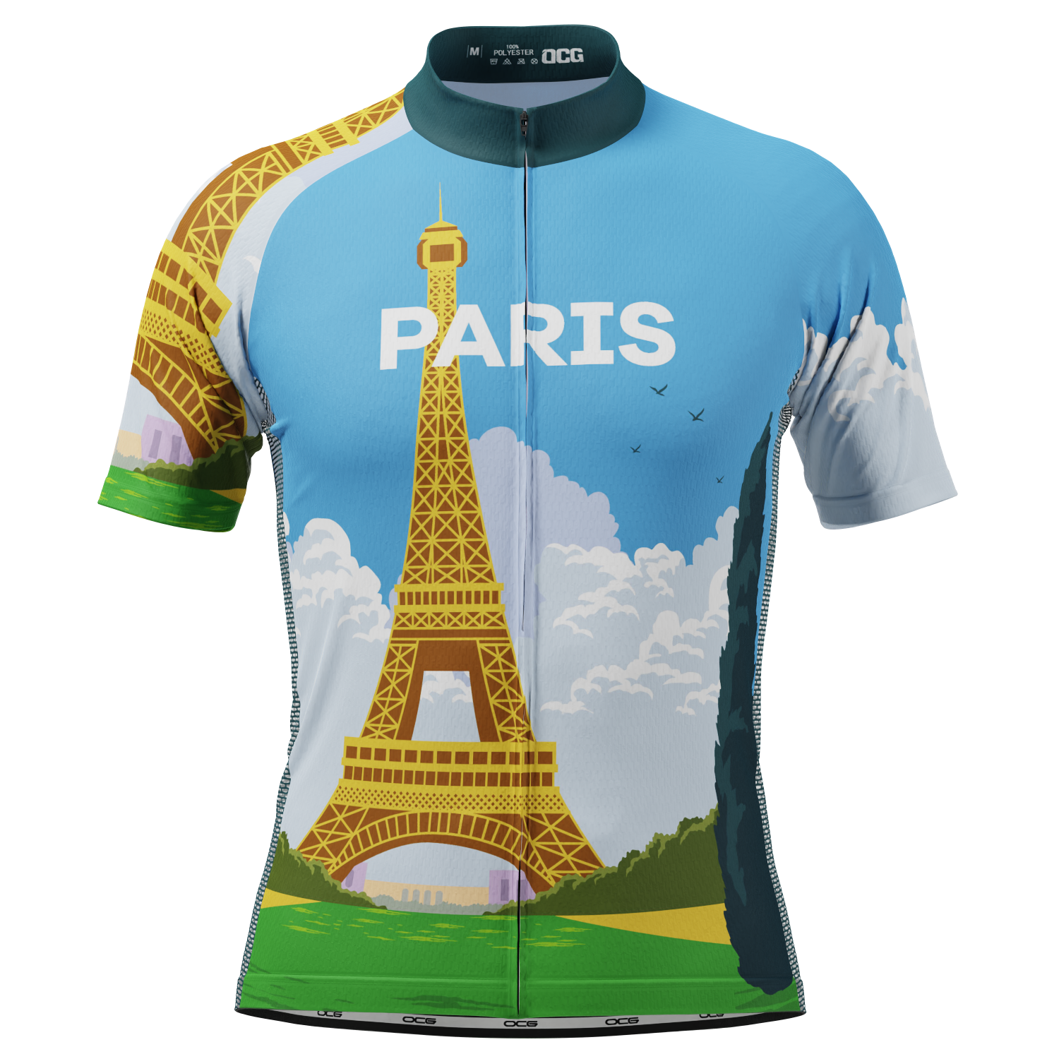 Men's Around The World - Paris Short Sleeve Cycling Jersey