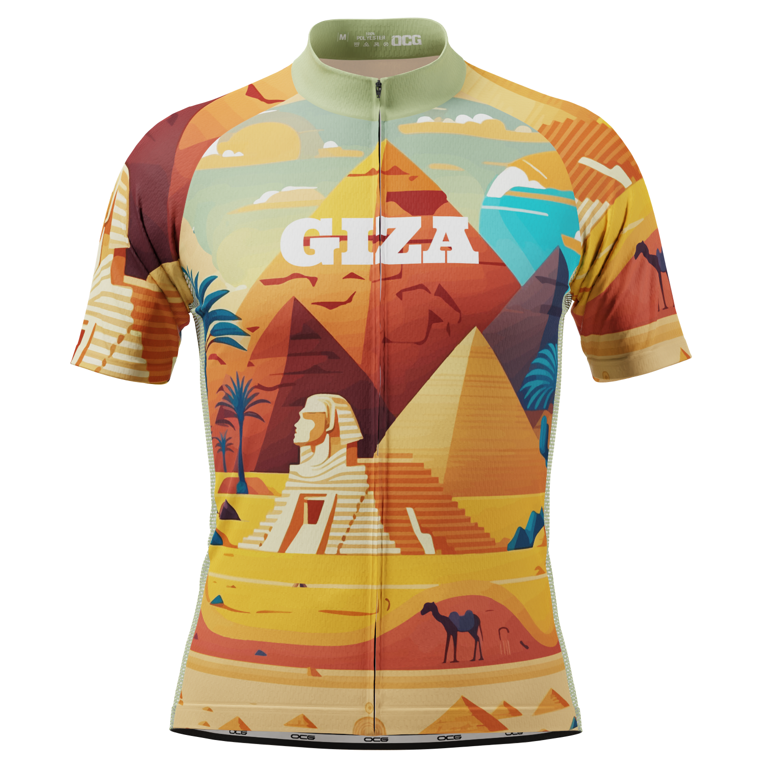 Men's Around The World - Giza Short Sleeve Cycling Jersey