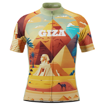 Men's Around The World - Giza Short Sleeve Cycling Jersey