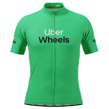Men's Uber Wheels Short Sleeve Cycling Jersey