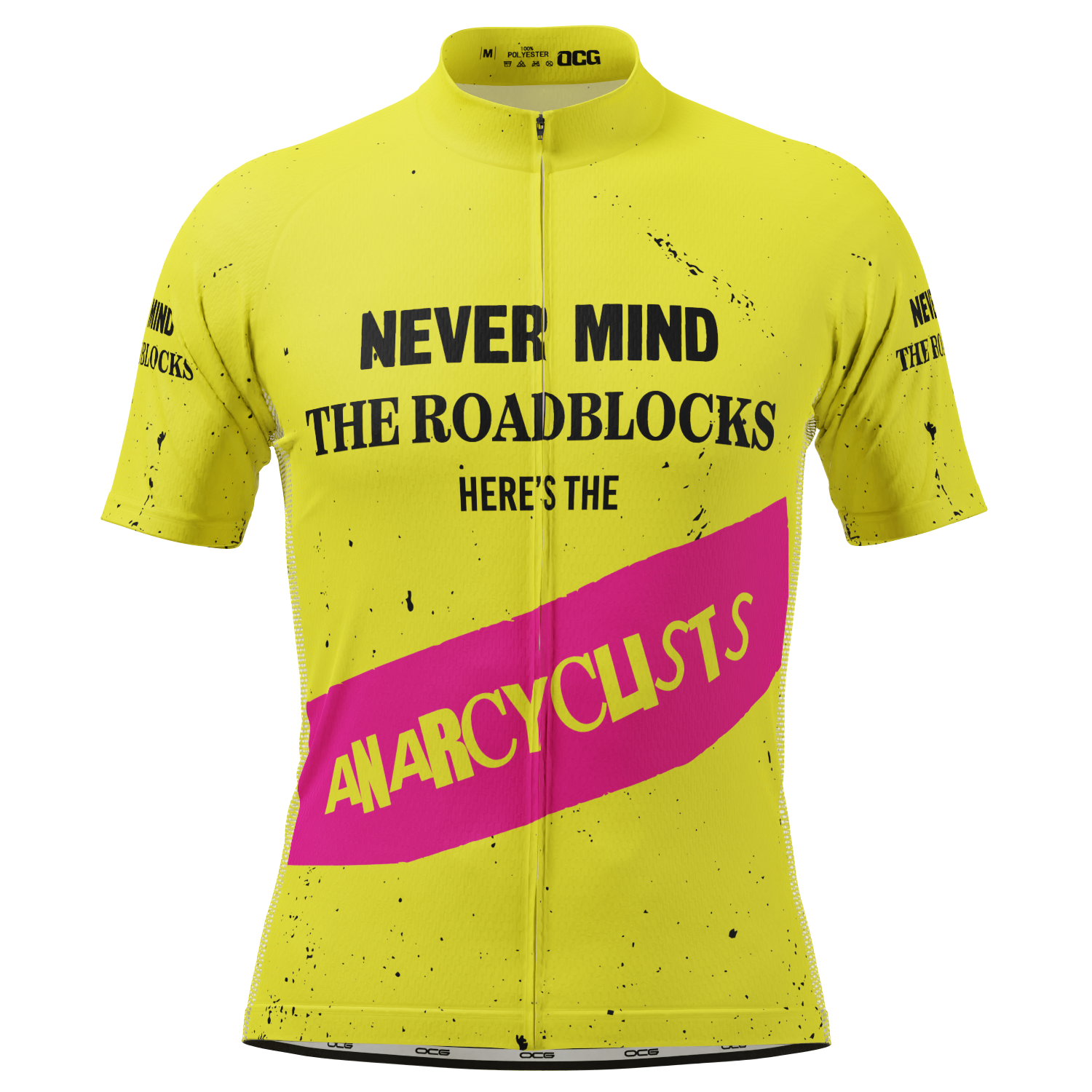 Men's Never Mind The Roadblocks Short Sleeve Cycling Jersey