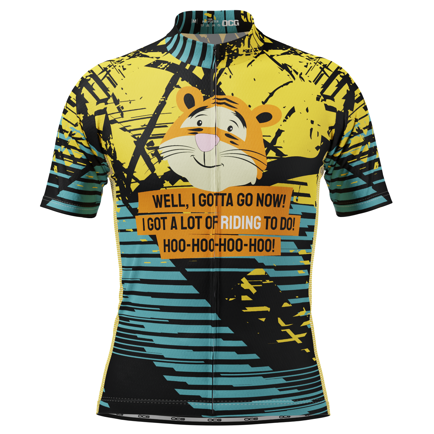 Men's Tigger Ridding Short Sleeve Cycling Jersey