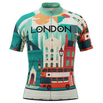 Men's Around The World - London Short Sleeve Cycling Jersey
