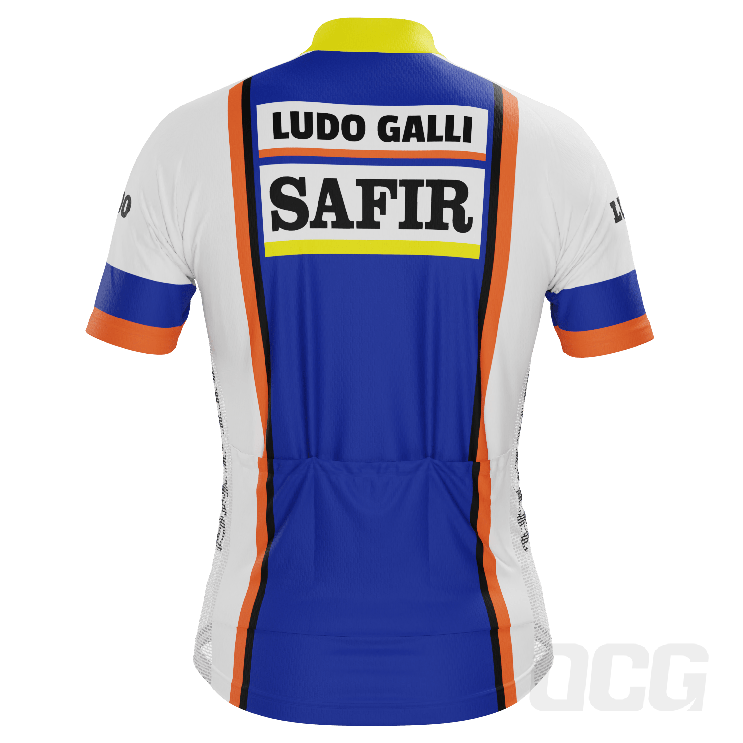 Men's Retro 1978 Ludo Safir  Short Sleeve Cycling Jersey
