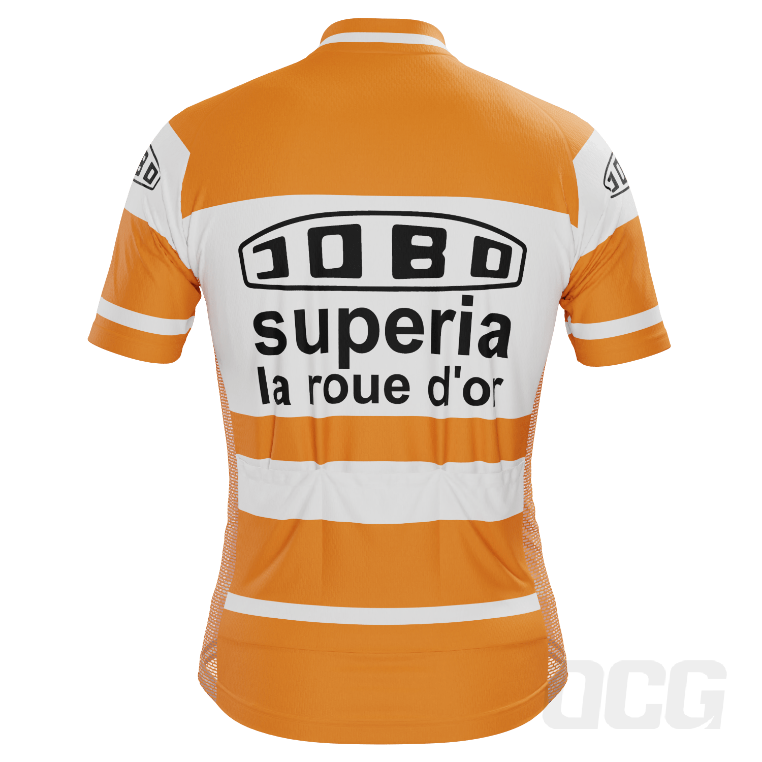 Men's Retro 1978 Jobo Superia  Short Sleeve Cycling Jersey