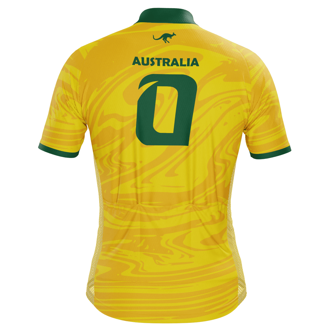 Men's Australia Soccer Short Sleeve Cycling Jersey