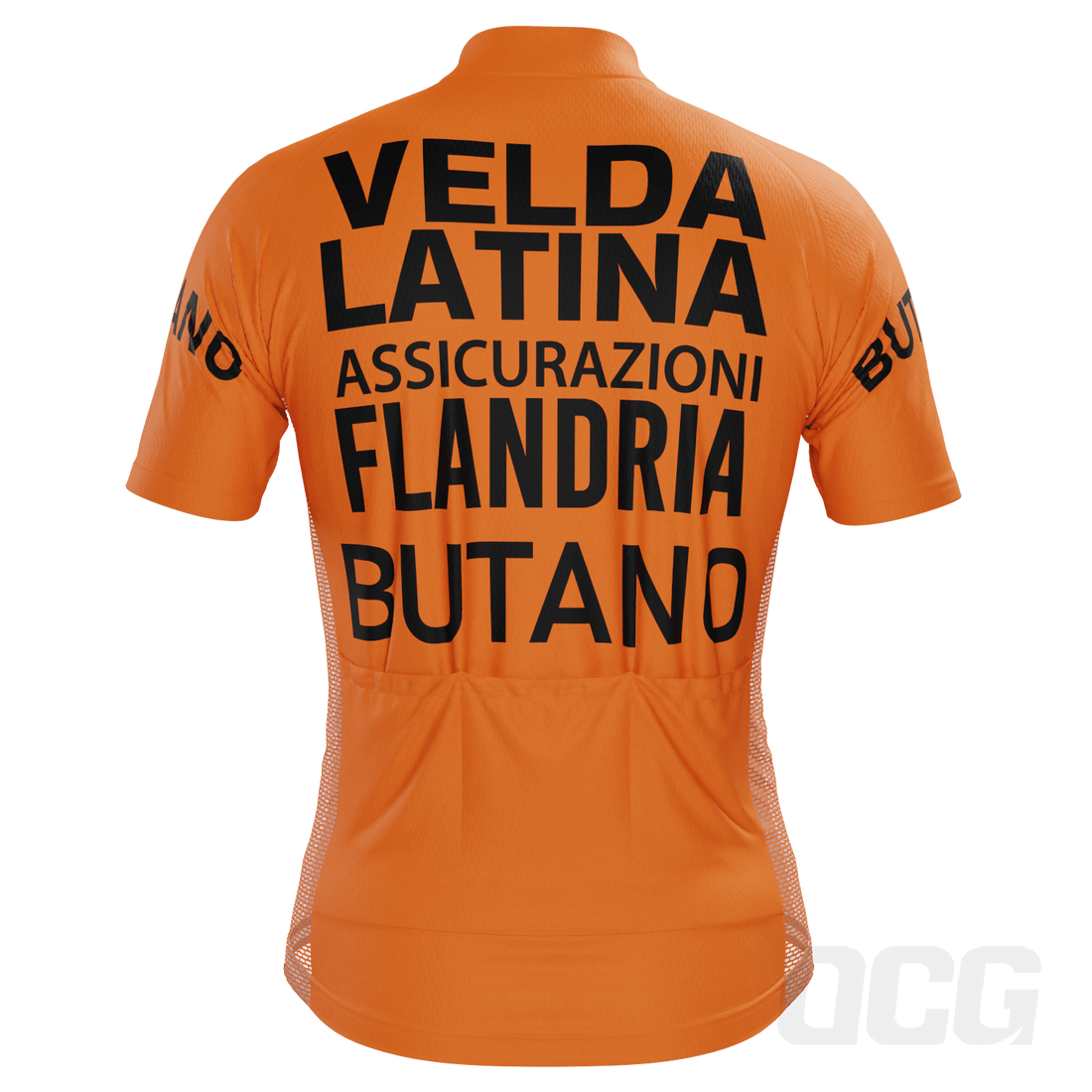 Men's Retro 1977 Flandria Maertens Vuelta a Espa��a Short Sleeve Cycling Jersey