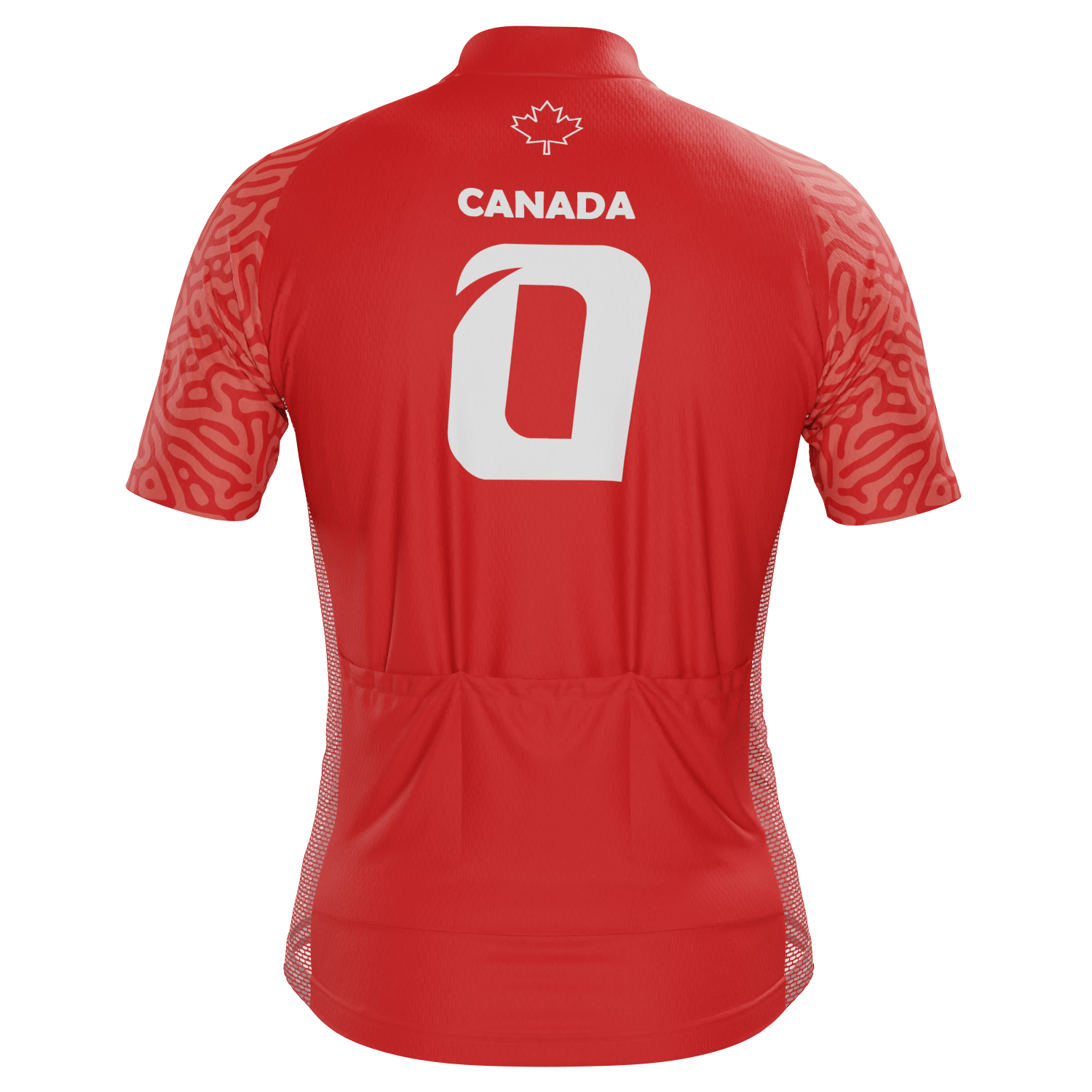 Men's Canada Soccer Short Sleeve Cycling Jersey
