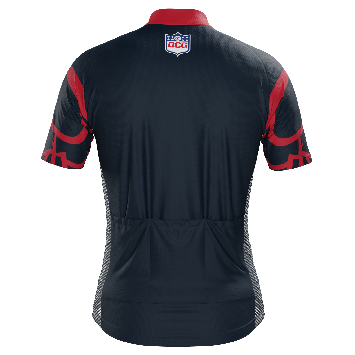 Men's Houston Football Short Sleeve Cycling Jersey