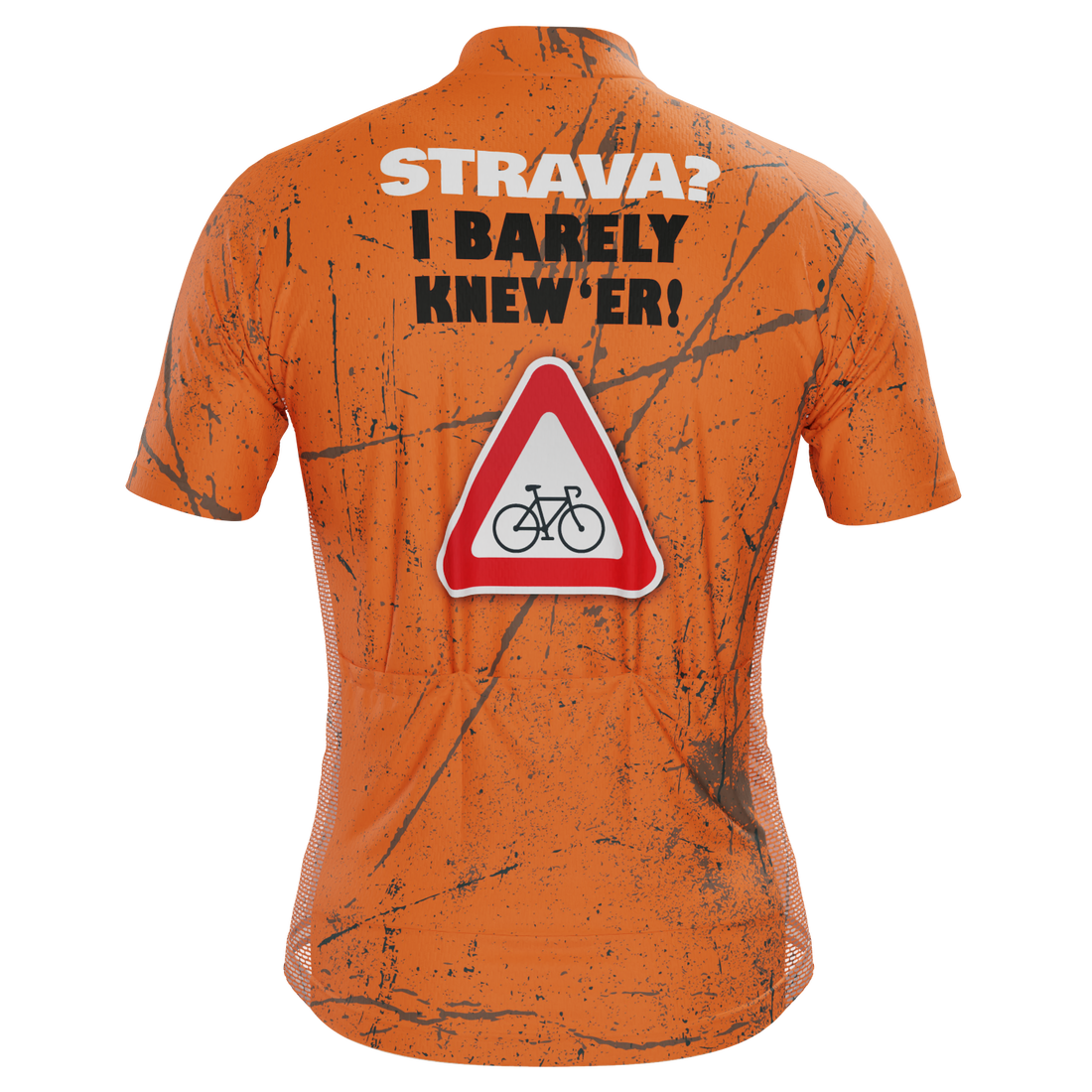 Men's Strava? I Barely Knew 'Er! Short Sleeve Cycling Jersey