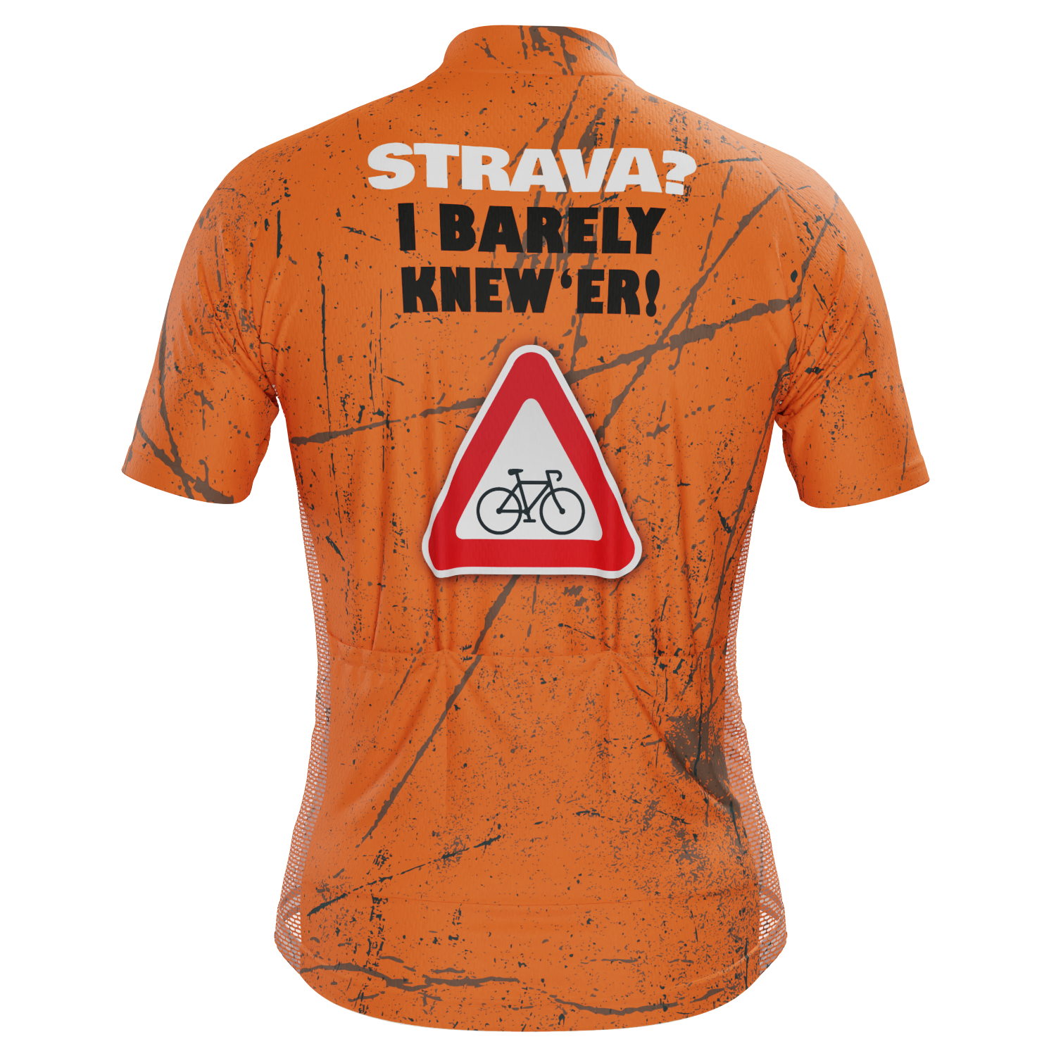 Men's Strava? I Barely Knew 'Er! Short Sleeve Cycling Jersey