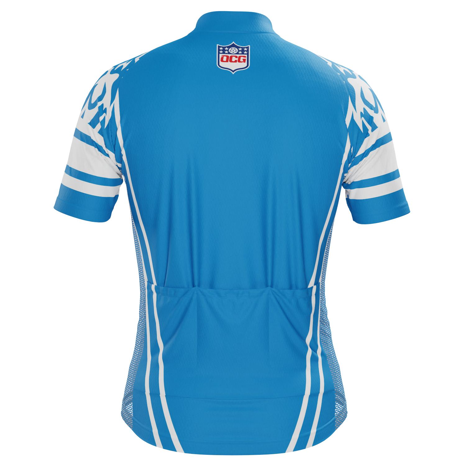 Men's Detroit Football Short Sleeve Cycling Jersey