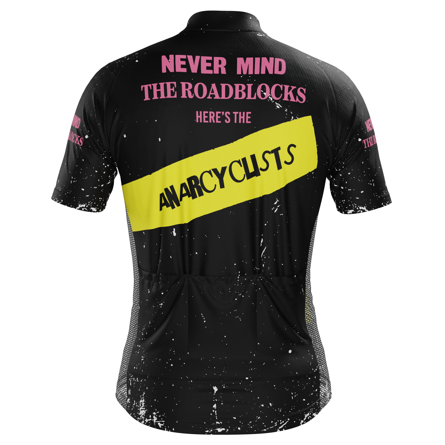 Men's Never Mind The Roadblocks Short Sleeve Cycling Jersey