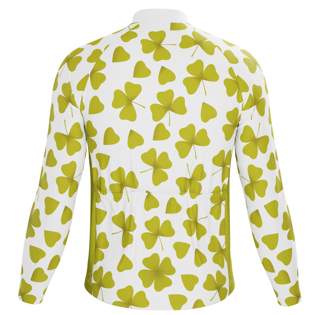 Men's Three Leaf Clover Long Sleeve Cycling Jersey