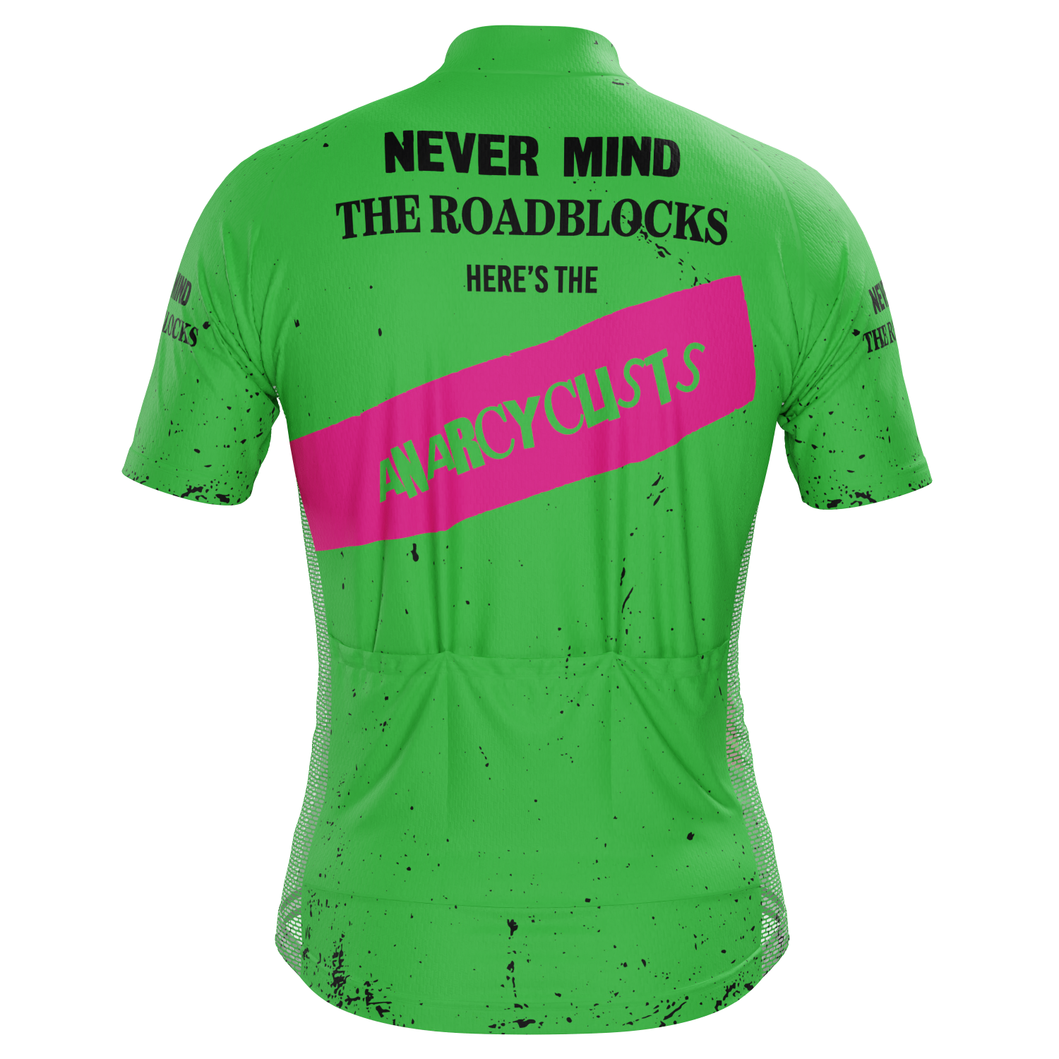 Men's Never Mind The Roadblocks Short Sleeve Cycling Jersey