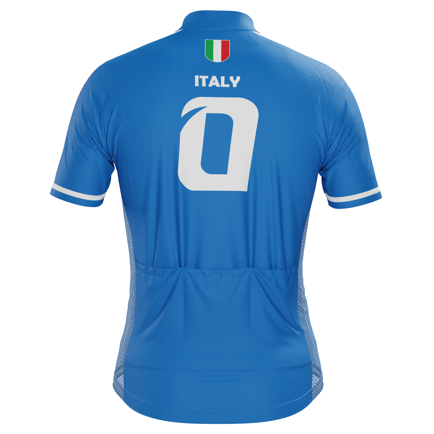 Men's Italy Soccer Short Sleeve Cycling Jersey