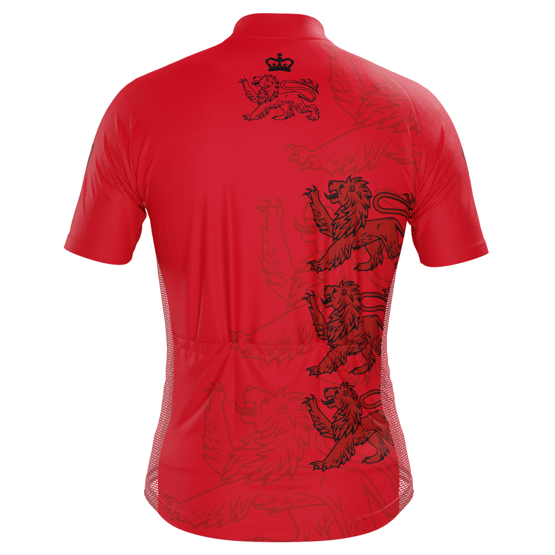 Men's England Three Lions Short Sleeve Cycling Jersey