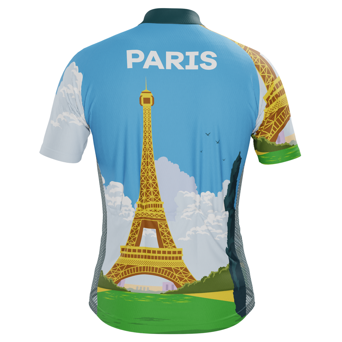 Men's Around The World - Paris Short Sleeve Cycling Jersey