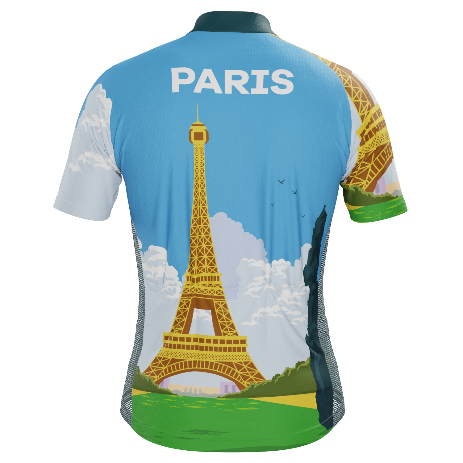 Men's Around The World - Paris Short Sleeve Cycling Jersey