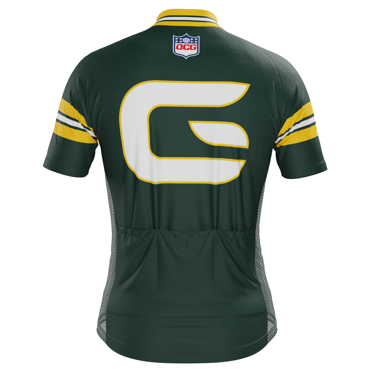 Men's Green Bay Football Short Sleeve Cycling Jersey