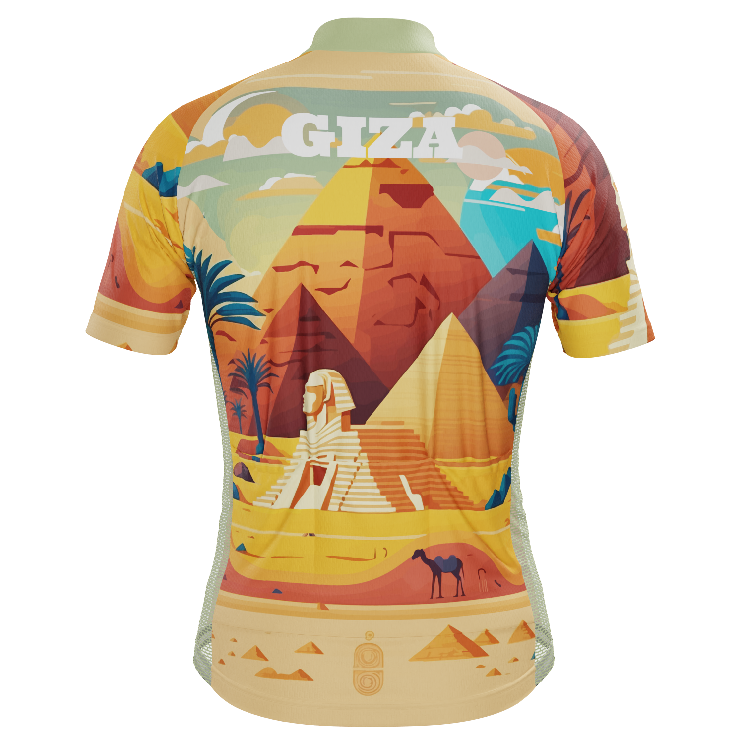 Men's Around The World - Giza Short Sleeve Cycling Jersey