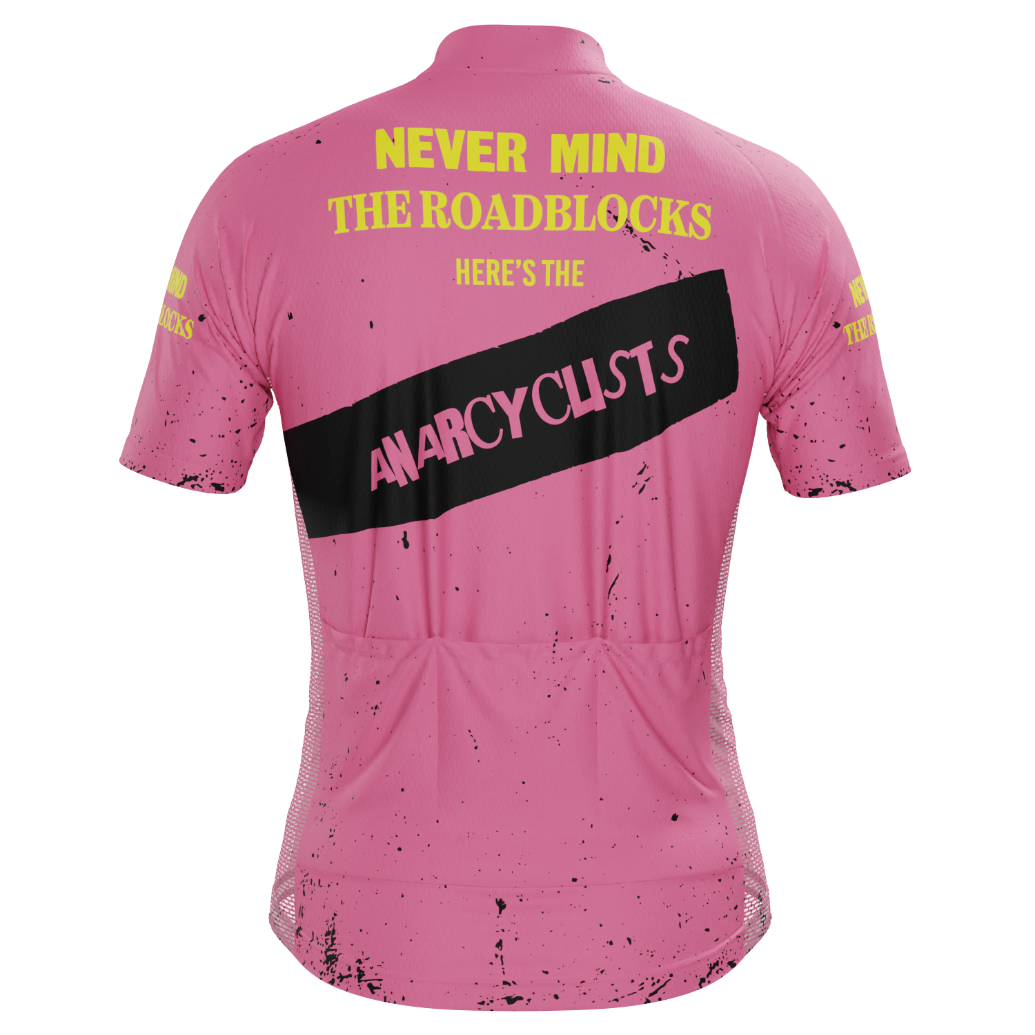 Men's Never Mind The Roadblocks Short Sleeve Cycling Jersey