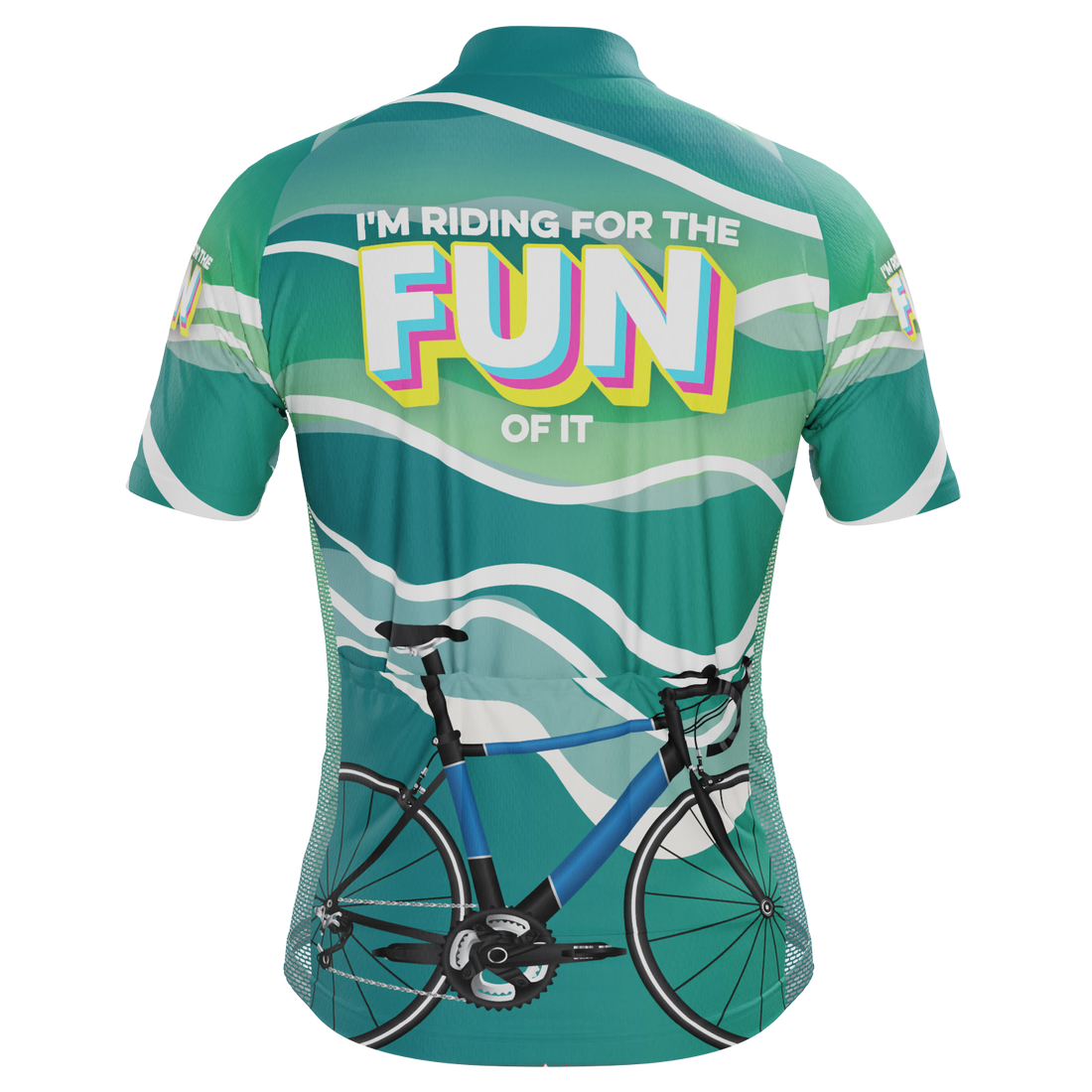 Men's I'm Riding For The Fun Of It Short Sleeve Cycling Jersey