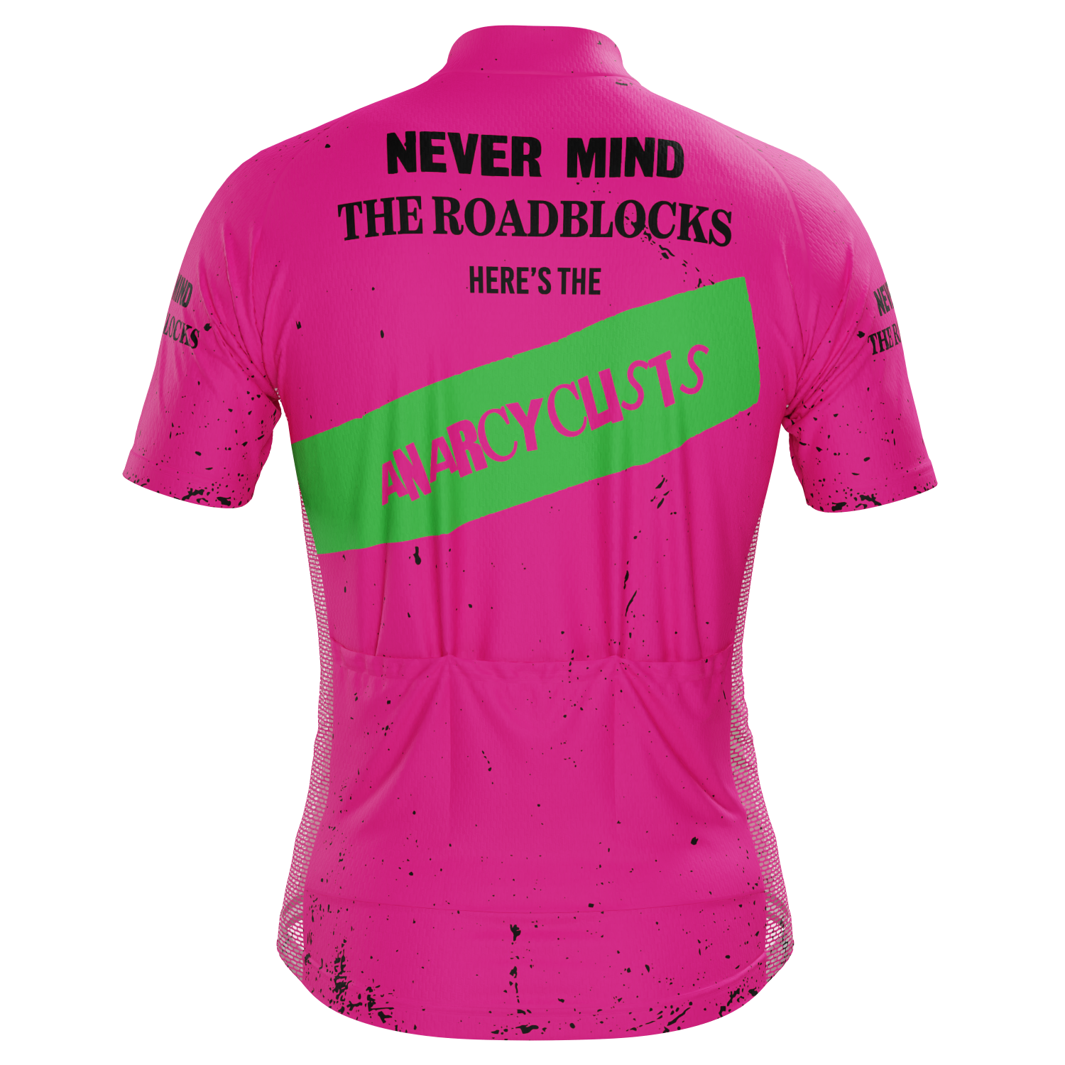 Men's Never Mind The Roadblocks Short Sleeve Cycling Jersey