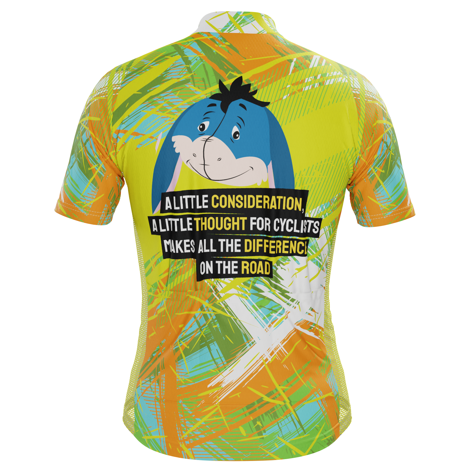 Men's Eeyore On The Road Short Sleeve Cycling Jersey